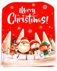 POKROWIEC NA KRZESŁO OZDOBA ŚWIĄTECZNA MIKOŁAJ