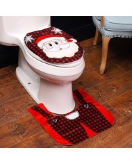 ZESTAW ŚWIĄTECZNY DO ŁAZIENKI POKROWIEC WC MIKOŁAJ