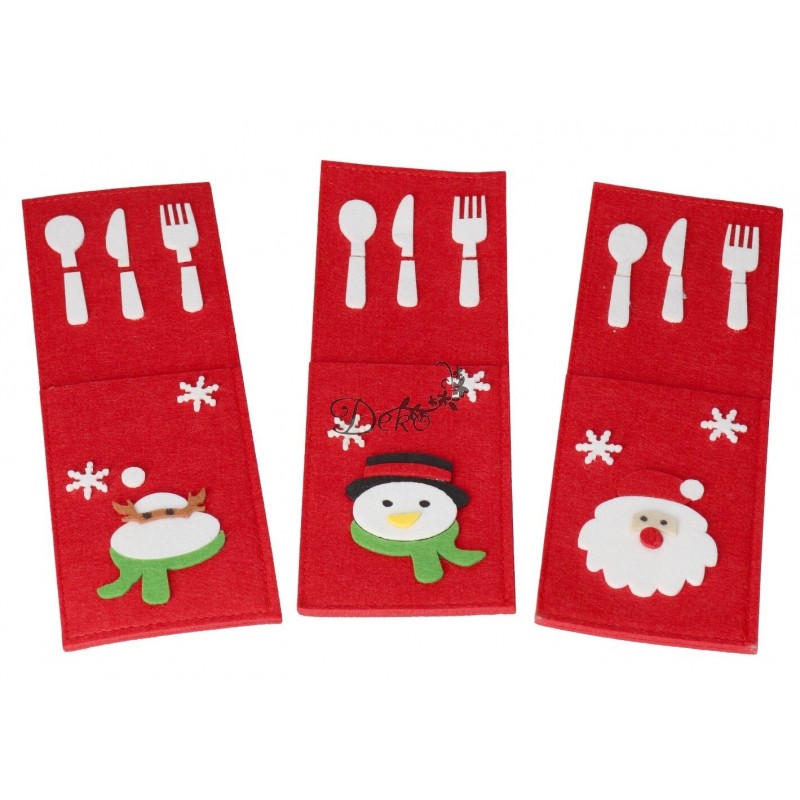 ETUI POKROWIEC NA SZTUĆCE OZDOBA NA STÓŁ 4SZT