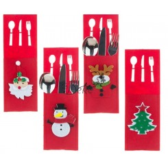 ETUI POKROWIEC NA SZTUĆCE OZDOBA NA STÓŁ 4SZT