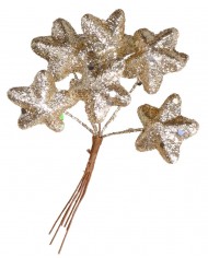 GWIAZDKI STYROPIANOWE NA DRUCIKU 6SZT NA STROIK