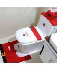 ZESTAW ŚWIĄTECZNY DO ŁAZIENKI POKROWIEC WC MIKOŁAJ
