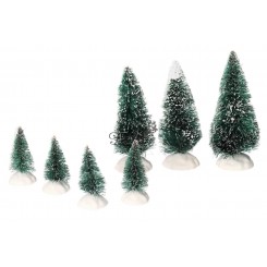 CHOINKA CHOINKI DEKORACYJNE SZTUCZNE DRZEWKO 7SZT
