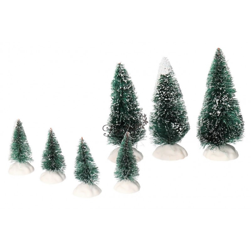 CHOINKA CHOINKI DEKORACYJNE SZTUCZNE DRZEWKO 7SZT