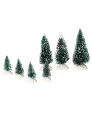 CHOINKA CHOINKI DEKORACYJNE SZTUCZNE DRZEWKO 7SZT