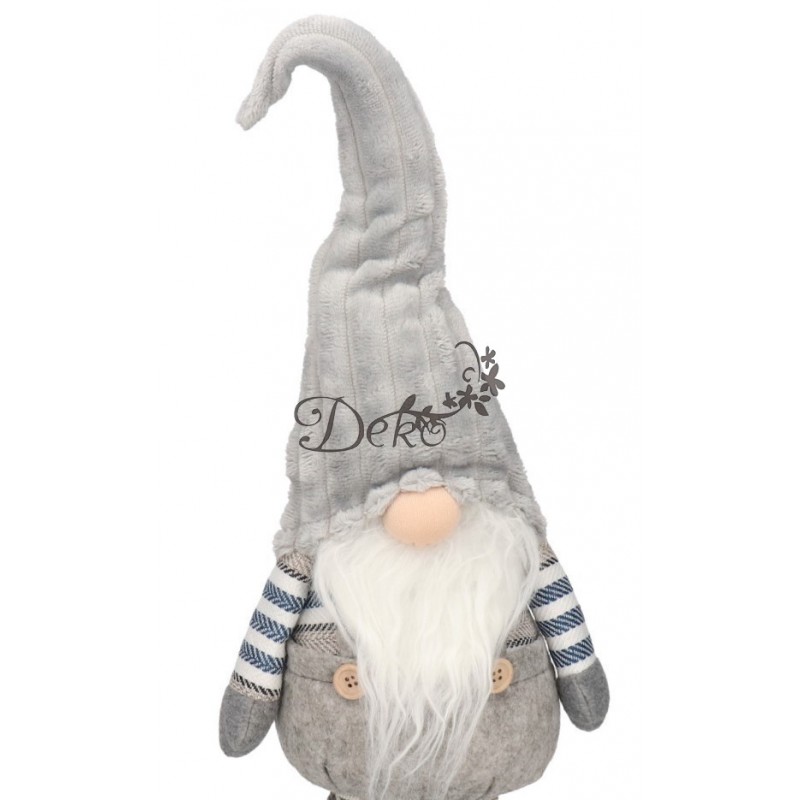 Skrzat Krasnal Świąteczny Teleskopowy Duży Gnom Wysoki 75 Regulowany XXL