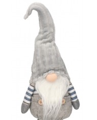 Skrzat Krasnal Świąteczny Teleskopowy Duży Gnom Wysoki 75 Regulowany XXL