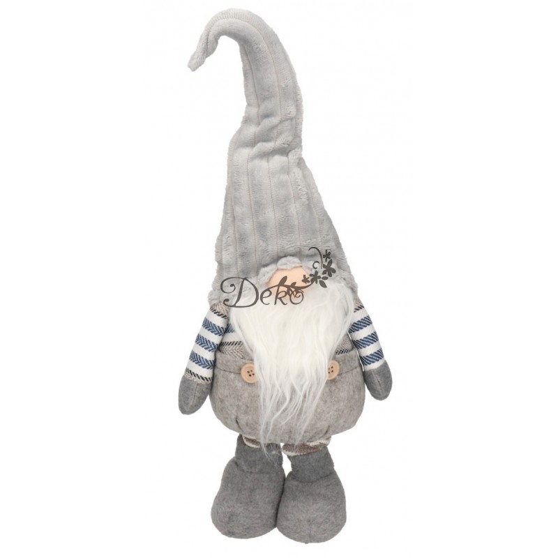 Skrzat Krasnal Świąteczny Teleskopowy Duży Gnom Wysoki 75 Regulowany XXL