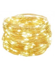 LAMPKI LED NA CHOINKĘ DRUCIK NA BATERIĘ 2M CIEPŁE