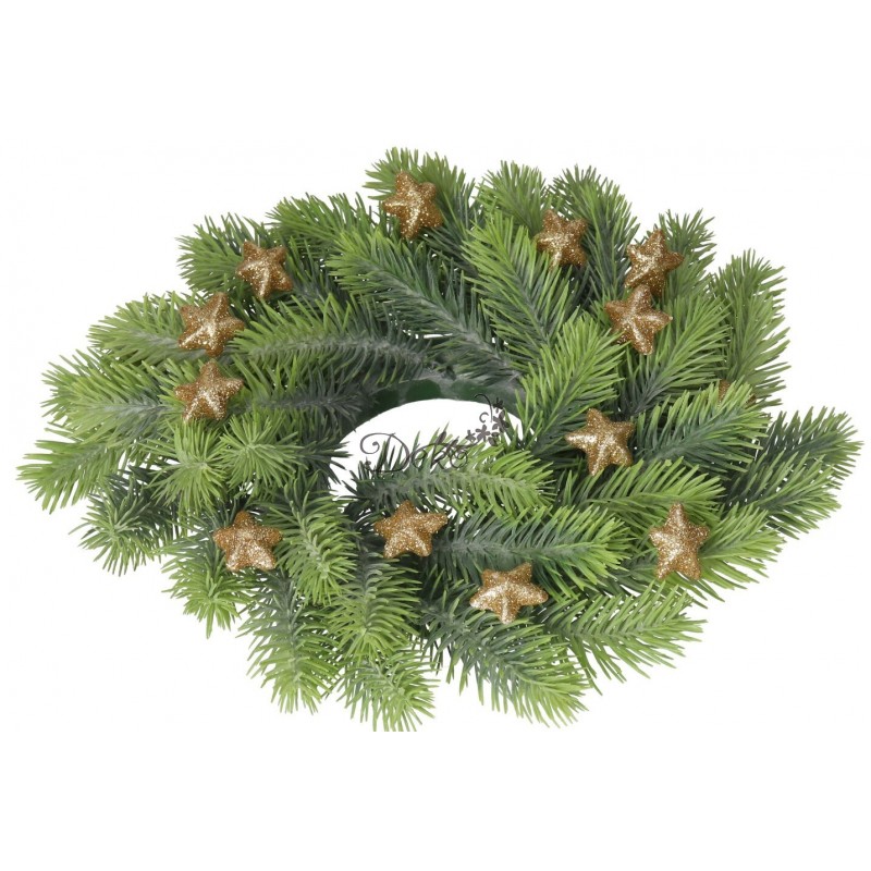 GWIAZDKI STYROPIANOWE Z BROKATEM 2,5CM ZŁOTE