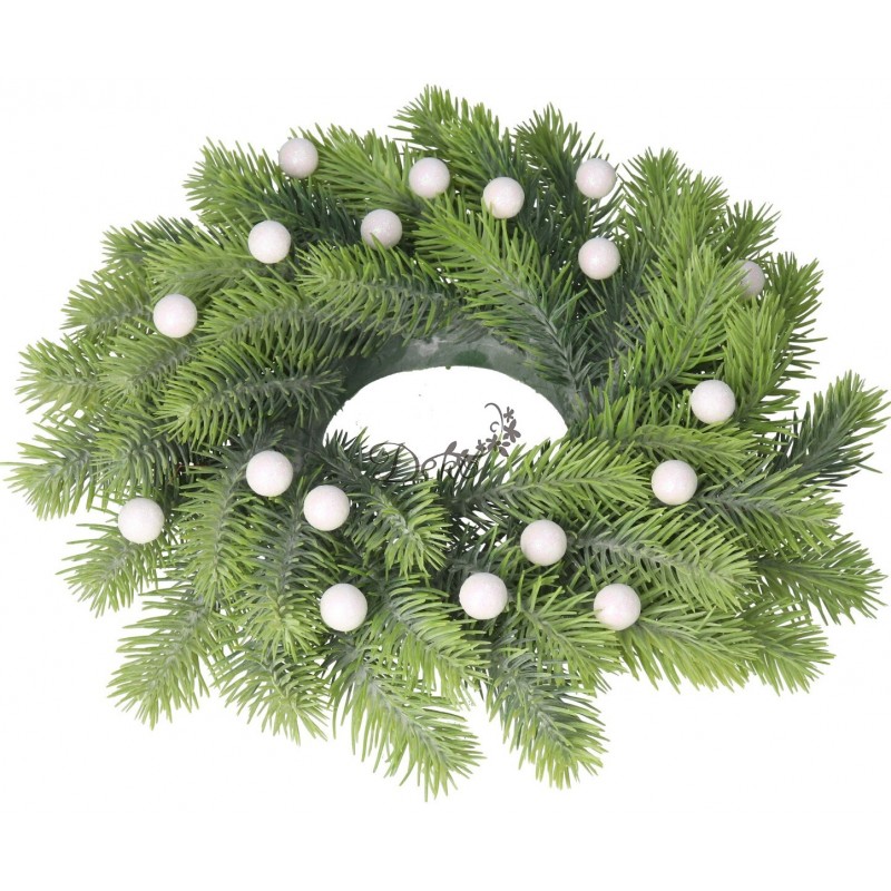 KULKI STYROPIANOWE Z BROKATEM 1,5 CM 50SZT BIAŁE