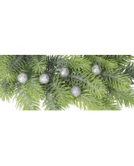 KULKI STYROPIANOWE Z BROKATEM 1,5 CM 50SZT SREBRNE