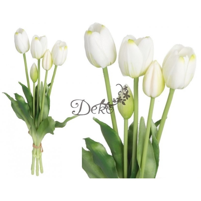 TULIPANY BUKIET TULIPANÓW GUMOWANE GUMOWE SILIKONOWE JAK ŻYWE