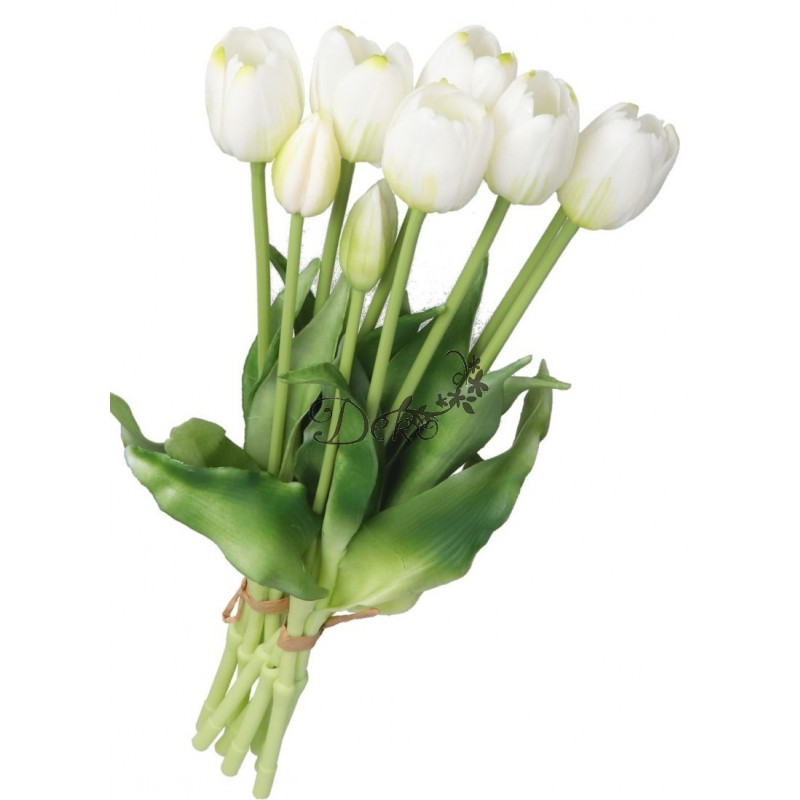 TULIPANY BUKIET TULIPANÓW GUMOWANE GUMOWE SILIKONOWE JAK ŻYWE