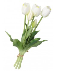 TULIPANY BUKIET TULIPANÓW GUMOWANE GUMOWE SILIKONOWE JAK ŻYWE