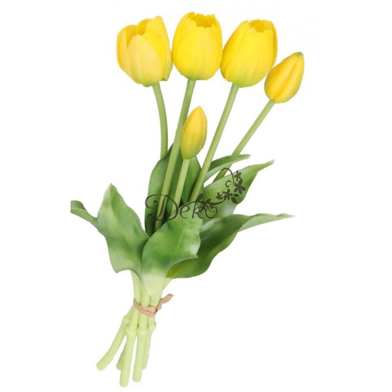 TULIPANY BUKIET TULIPANÓW GUMOWANE GUMOWE SILIKONOWE JAK ŻYWE