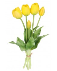 TULIPANY BUKIET TULIPANÓW GUMOWANE GUMOWE SILIKONOWE JAK ŻYWE