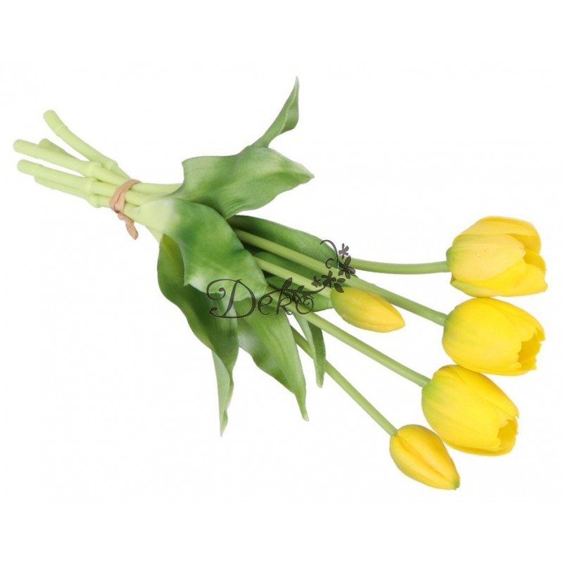 TULIPANY BUKIET TULIPANÓW GUMOWANE GUMOWE SILIKONOWE JAK ŻYWE