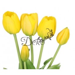 TULIPANY BUKIET TULIPANÓW GUMOWANE GUMOWE SILIKONOWE JAK ŻYWE