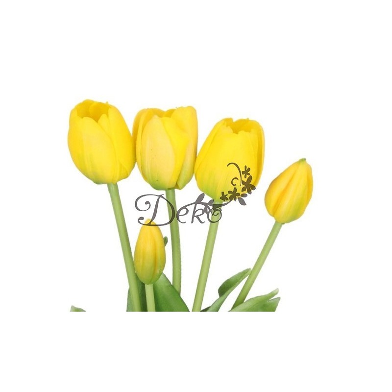 TULIPANY BUKIET TULIPANÓW GUMOWANE GUMOWE SILIKONOWE JAK ŻYWE