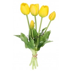 TULIPANY BUKIET TULIPANÓW GUMOWANE GUMOWE SILIKONOWE JAK ŻYWE