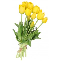 TULIPANY BUKIET TULIPANÓW GUMOWANE GUMOWE SILIKONOWE JAK ŻYWE