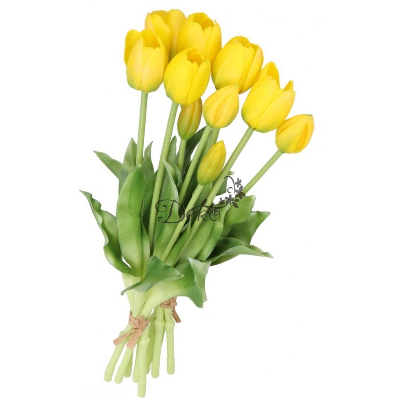 TULIPANY BUKIET TULIPANÓW GUMOWANE GUMOWE SILIKONOWE JAK ŻYWE