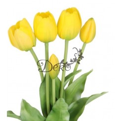 TULIPANY BUKIET TULIPANÓW GUMOWANE GUMOWE SILIKONOWE JAK ŻYWE