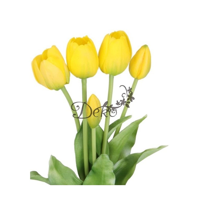 TULIPANY BUKIET TULIPANÓW GUMOWANE GUMOWE SILIKONOWE JAK ŻYWE