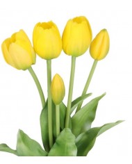 TULIPANY BUKIET TULIPANÓW GUMOWANE GUMOWE SILIKONOWE JAK ŻYWE