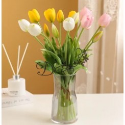 TULIPANY BUKIET TULIPANÓW GUMOWANE GUMOWE SILIKONOWE JAK ŻYWE