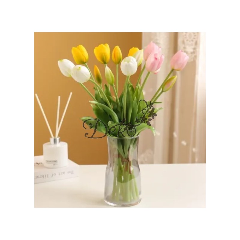 TULIPANY BUKIET TULIPANÓW GUMOWANE GUMOWE SILIKONOWE JAK ŻYWE