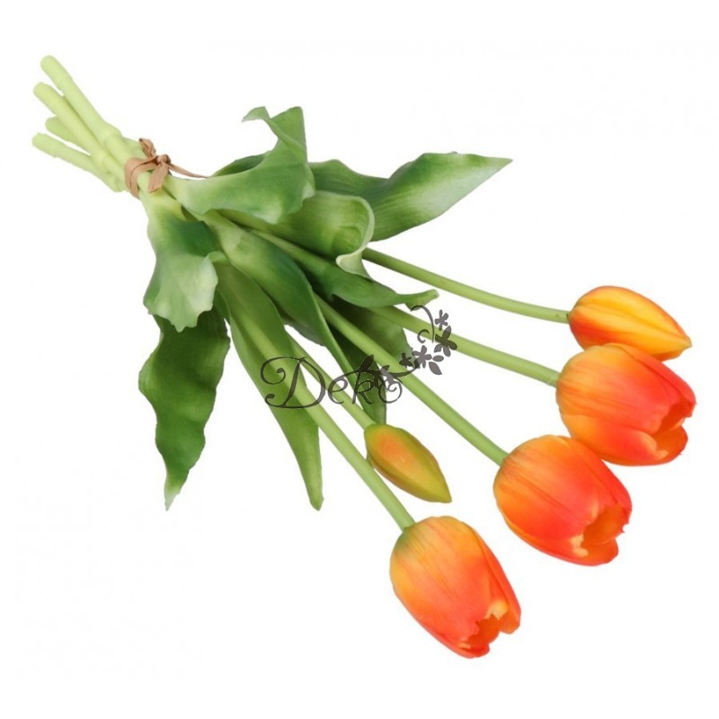 TULIPANY BUKIET TULIPANÓW GUMOWANE GUMOWE SILIKONOWE JAK ŻYWE