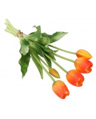 TULIPANY BUKIET TULIPANÓW GUMOWANE GUMOWE SILIKONOWE JAK ŻYWE