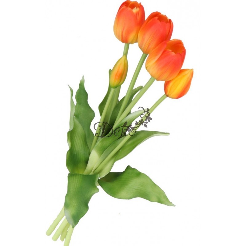 TULIPANY BUKIET TULIPANÓW GUMOWANE GUMOWE SILIKONOWE JAK ŻYWE