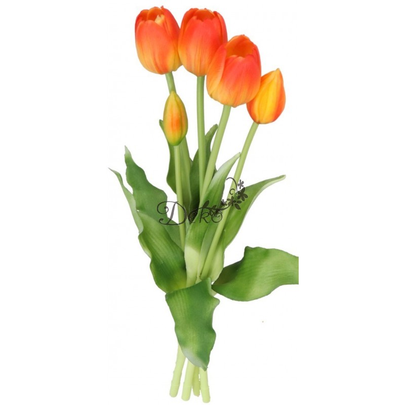 TULIPANY BUKIET TULIPANÓW GUMOWANE GUMOWE SILIKONOWE JAK ŻYWE