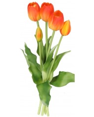 TULIPANY BUKIET TULIPANÓW GUMOWANE GUMOWE SILIKONOWE JAK ŻYWE