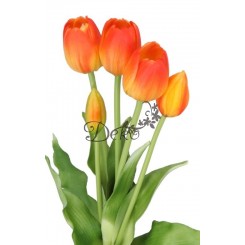 TULIPANY BUKIET TULIPANÓW GUMOWANE GUMOWE SILIKONOWE JAK ŻYWE