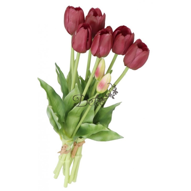 TULIPANY BUKIET TULIPANÓW GUMOWANE GUMOWE SILIKONOWE JAK ŻYWE