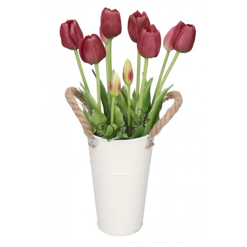 TULIPANY BUKIET TULIPANÓW GUMOWANE GUMOWE SILIKONOWE JAK ŻYWE