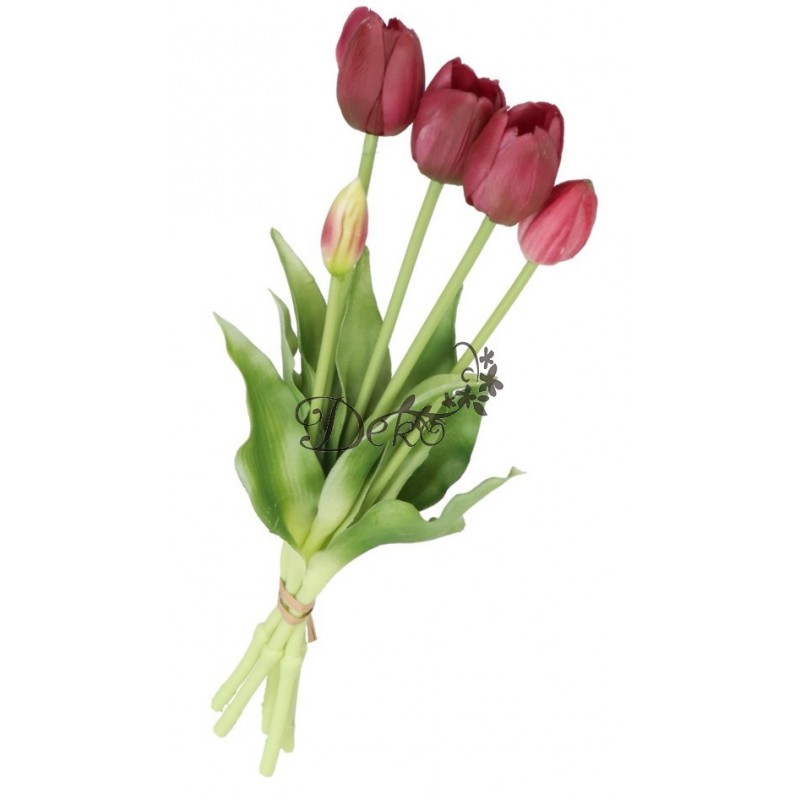 TULIPANY BUKIET TULIPANÓW GUMOWANE GUMOWE SILIKONOWE JAK ŻYWE