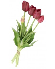 TULIPANY BUKIET TULIPANÓW GUMOWANE GUMOWE SILIKONOWE JAK ŻYWE