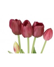 TULIPANY BUKIET TULIPANÓW GUMOWANE GUMOWE SILIKONOWE JAK ŻYWE