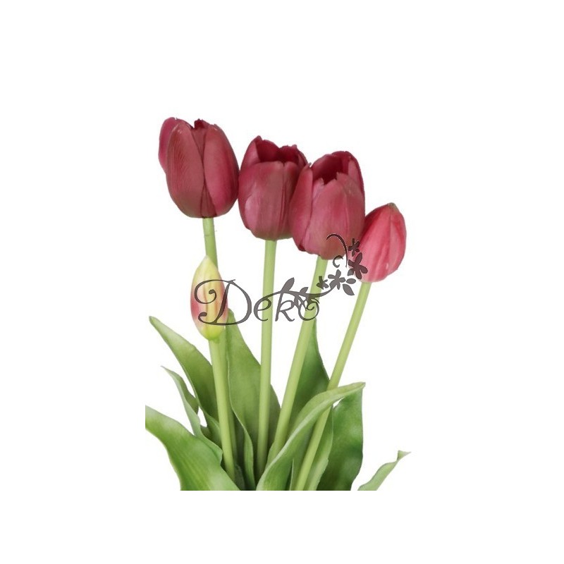 TULIPANY BUKIET TULIPANÓW GUMOWANE GUMOWE SILIKONOWE JAK ŻYWE