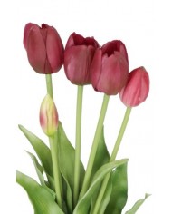 TULIPANY BUKIET TULIPANÓW GUMOWANE GUMOWE SILIKONOWE JAK ŻYWE