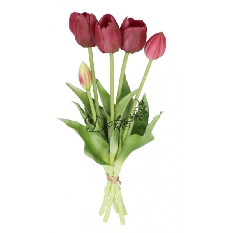 TULIPANY BUKIET TULIPANÓW GUMOWANE GUMOWE SILIKONOWE JAK ŻYWE