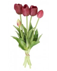 TULIPANY BUKIET TULIPANÓW GUMOWANE GUMOWE SILIKONOWE JAK ŻYWE