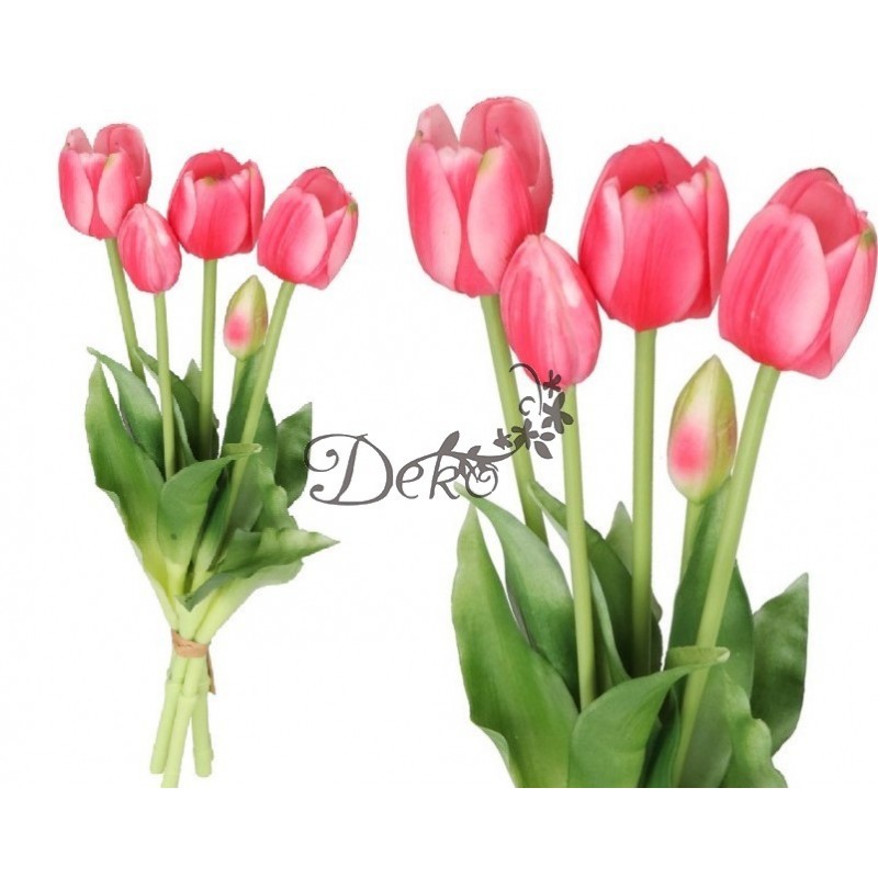 TULIPANY BUKIET TULIPANÓW GUMOWANE GUMOWE SILIKONOWE JAK ŻYWE