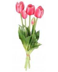 TULIPANY BUKIET TULIPANÓW GUMOWANE GUMOWE SILIKONOWE JAK ŻYWE