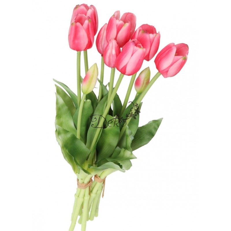 TULIPANY BUKIET TULIPANÓW GUMOWANE GUMOWE SILIKONOWE JAK ŻYWE